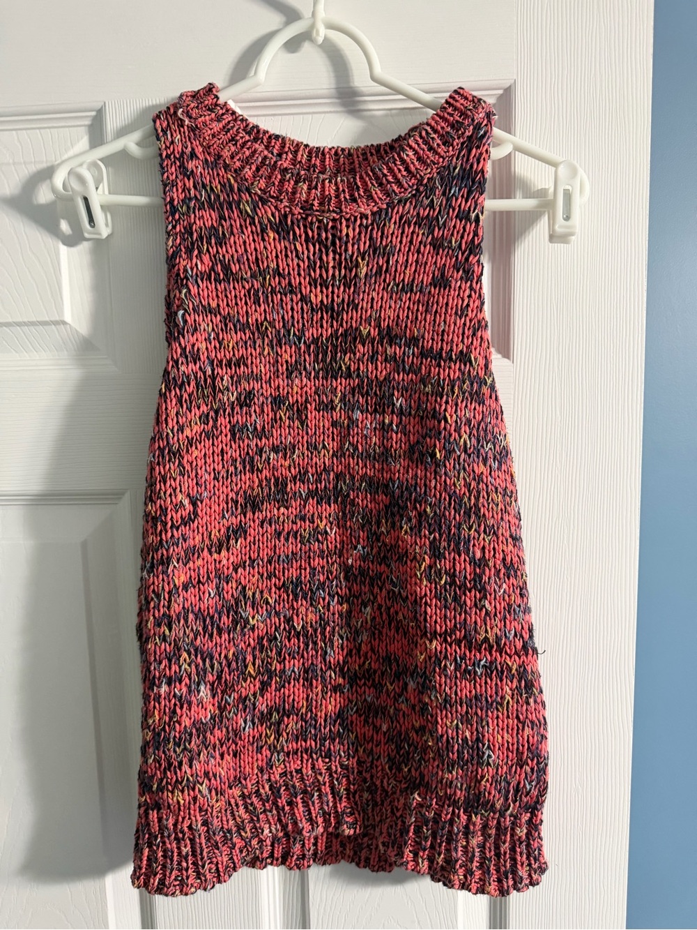 LOFT Multicolor Pink Knit Tank